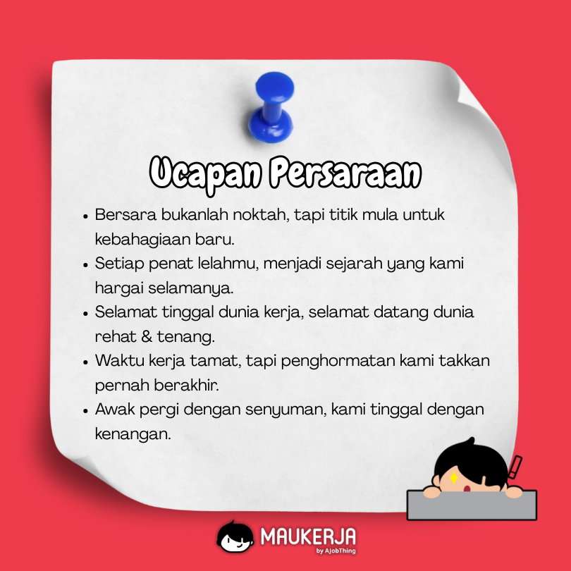 Ucapan Persaraan